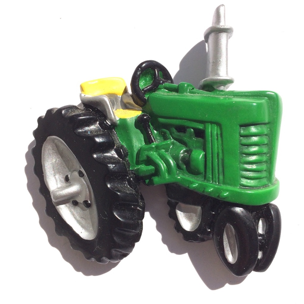 SWIBCO magnet green tractor fridge farm retro vintage